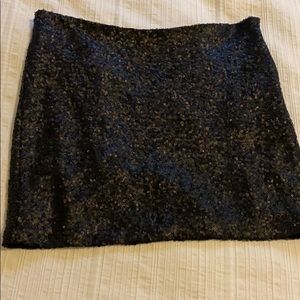 XS Black Sequin mini skirt